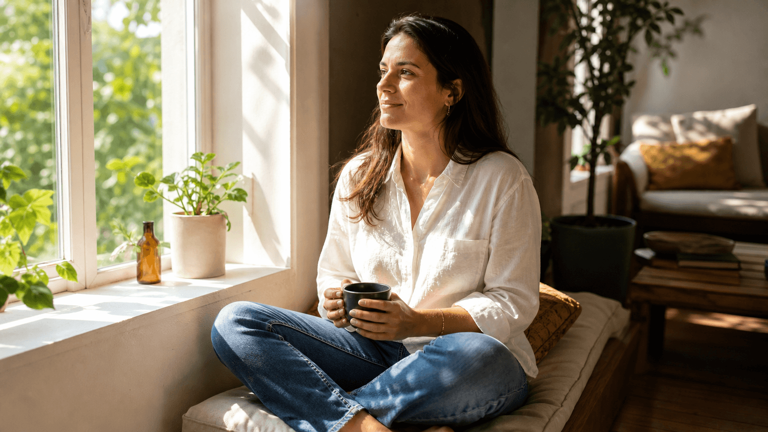 Photograph accompanying the article: 9 five minute meditations to calm the mind